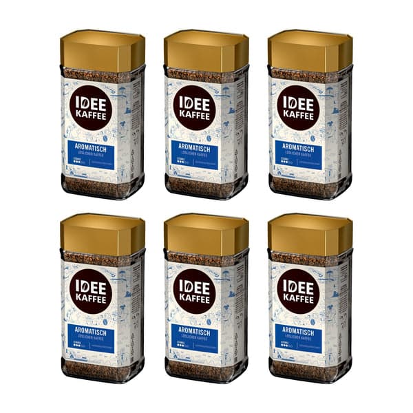 Idee Kaffee aromatisch pikakahvi säästöpakkaus 6 x 200g